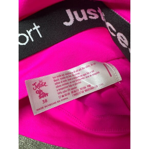 Lot of 3 Mixed Girls Size Large Sports Bra, Capri Athletic Leggings, & Tank Top - Picture 4 of 11